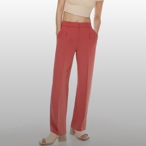 Aritzia The Effortless Pant™ - size 2 (Color: Sienna Red)